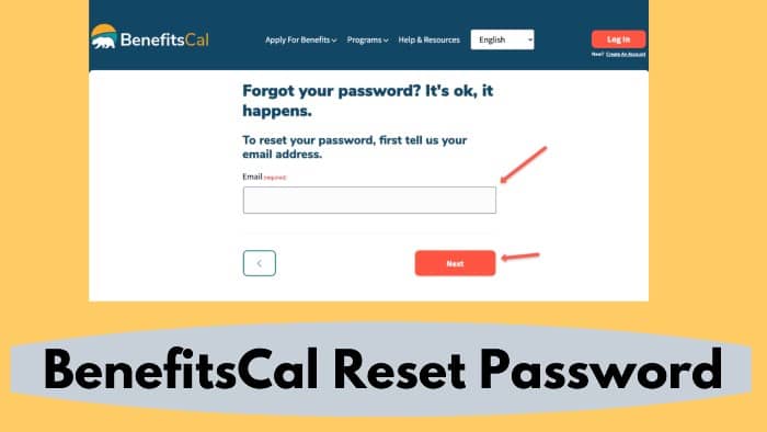 BenefitsCal-Reset-Password